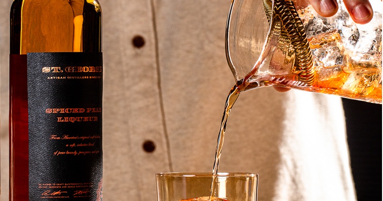 Spiced Pear Old Fashioned | St. George Spirits