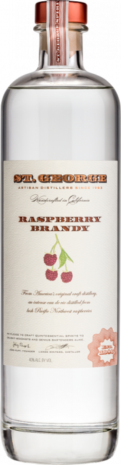 A bottle of St George Raspberry Brandy No Background 1000